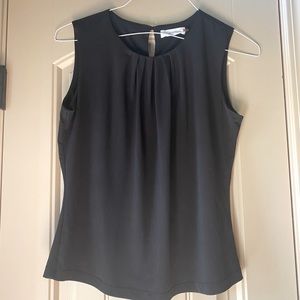 Calvin Klein black sleeveless women’s blouse